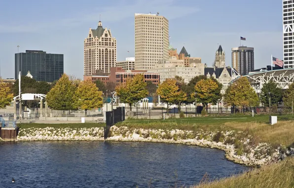 City, the city, USA, Wisconsin, Milwaukee