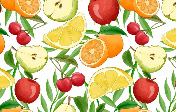 Background, vector, oranges, texture, pear, repetition
