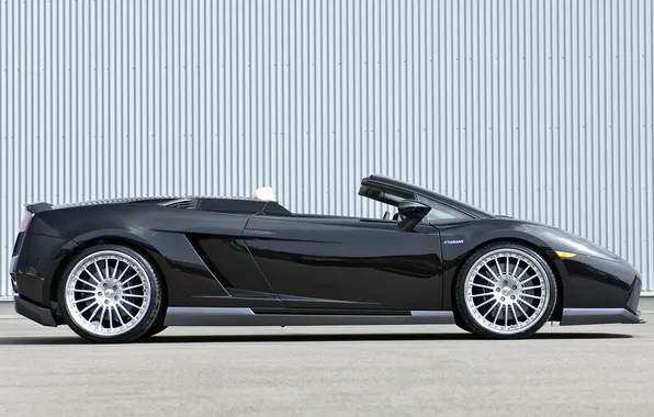 Convertible, side view, hamann, lamborghini gallardo, spyder, Lamborghini, Gallardo, Hamann