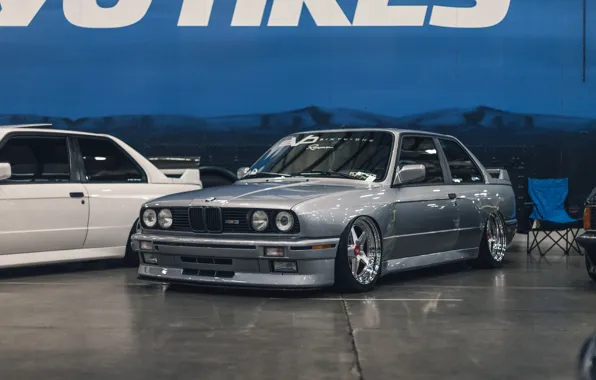 BMW, Grey, BMW M3, Stance, StanceNation, M3 E30