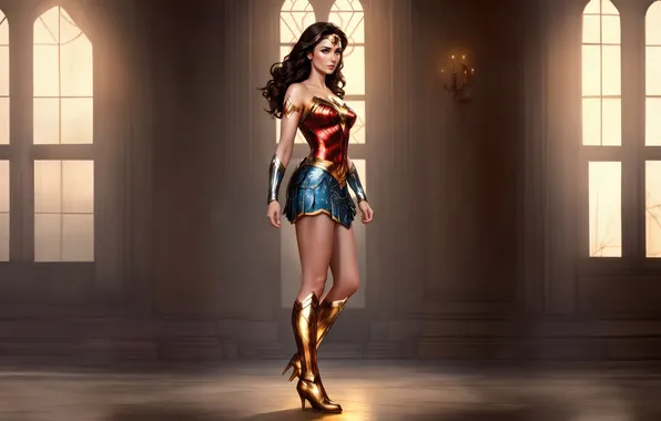 Wonder woman, warrior, iconic, amazonian