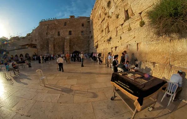 Jerusalem, Israel, the temple mount, the wailing wall