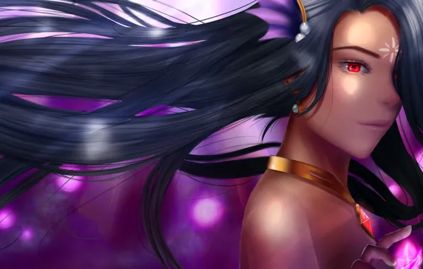 Girl, fantasy, long hair, 2009, Summer Wars, Year war