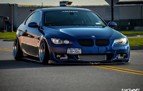 Bmw, BMW, turbo, blue, tuning, power, germany, low