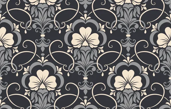 Flowers, background, pattern, vector, texture, texture, background, pattern