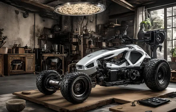 Machine, workshop, Rover