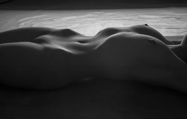 Pussy, Sexy, Boobs, Breasts, Girls, Erotic, Black and White, Pose