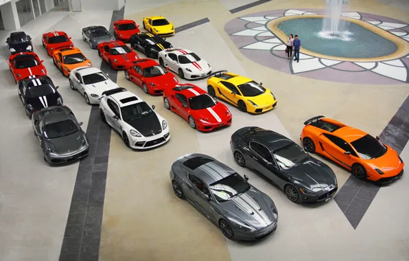 Picture gallardo, lamborghini, maserati, porsche, aston martin, f430, panamera, 458 italia