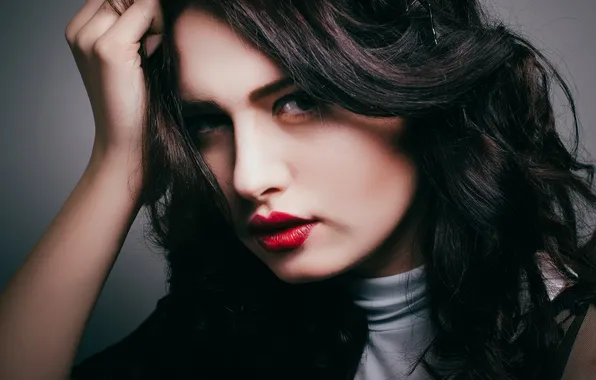 Look, girl, portrait