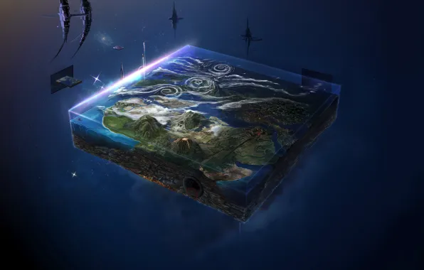 Earth, planet, continents, David Fuhrer