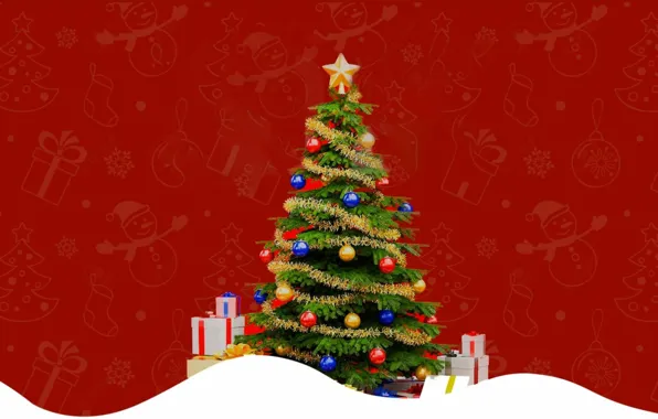 Holiday, New Year, Tree
