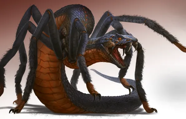 Snake, spider, being
