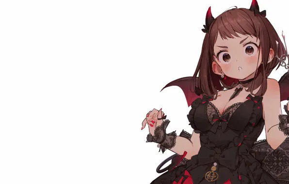Girl, fantasy, sexy, cleavage, long hair, dress, boobs, anime