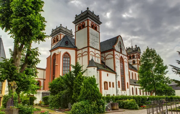 Picture the city, photo, HDR, Germany, Cathedral, temple, the monastery, Trier St. Mathias