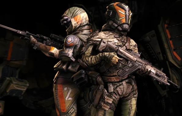 Picture Soldiers, Hunter, Electronic Arts, Pilot, Titan, Equipment, Weapons, Titanfall