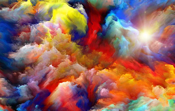 Picture colors, sky, background, abstact, color explosion
