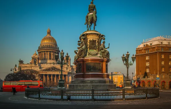 Monument, St. Isaac's Cathedral, Saint Petersburg