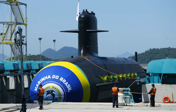 The descent, submarine, Brazil, diesel, Navy, water