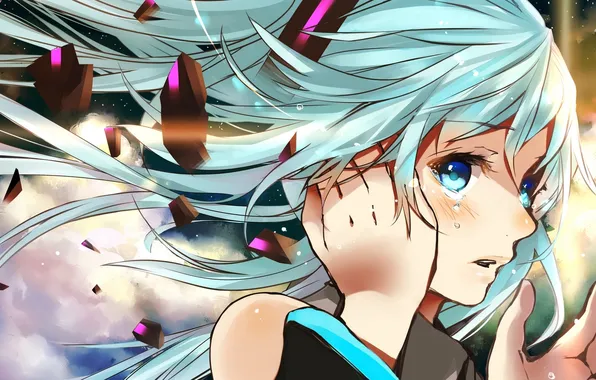 Tears, vocaloid, hatsune miku, Vocaloid, Hatsune Miku