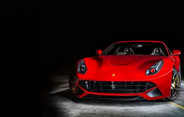 Picture Berlinetta, Parking, Berlinetta, F12, Parking, Headlight, Red, Kahn Design