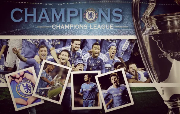 Gold, football, the final, Cup, champions, Chelsea, Champions League, UEFA
