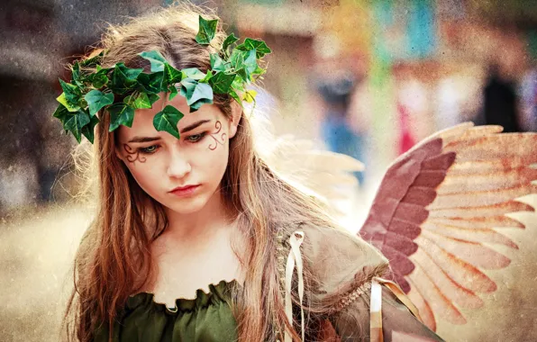 Picture girl, style, angel