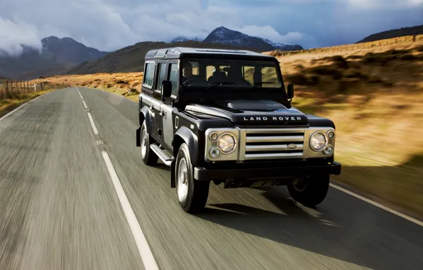 Picture road, 2008, Land Rover, Defender, SVX, 60th Anniversary Edition