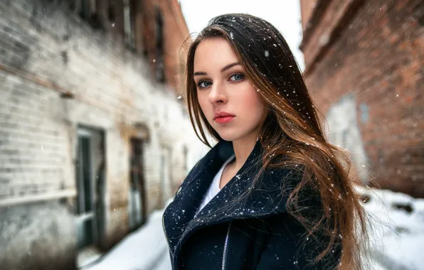 Snow, sponge, the beauty, Valeria, Kirill Averyanov