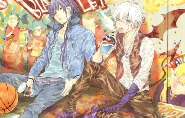 Anime, art, guys, two, D.Gray-man