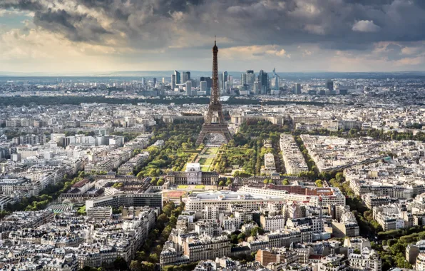 The city, Paris, Eiffel Tower