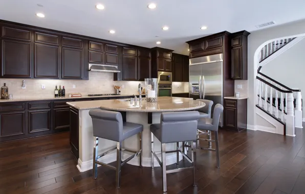 Design, table, furniture, chairs, refrigerator, kitchen, headsets