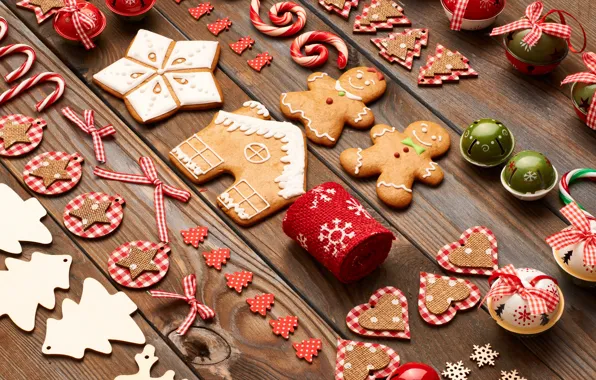 Picture merry christmas, cookies, decoration, gingerbread
