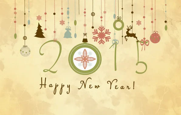 Picture decoration, holiday, figure, new year, 2015