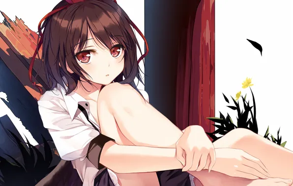 Girl, anime, art, Touhou, Touhou, Touhou