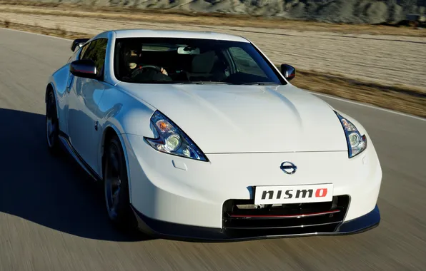 Picture machine, speed, Nissan, the front, 370Z, Nismo
