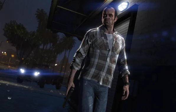 Machine, weapons, Game, Grand Theft Auto V, GTA 5, Trevor, Trevor