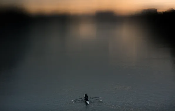 Picture river, sport, boat