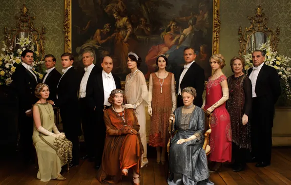 Picture interior, picture, actor, the series, drama, characters, Downton Abbey