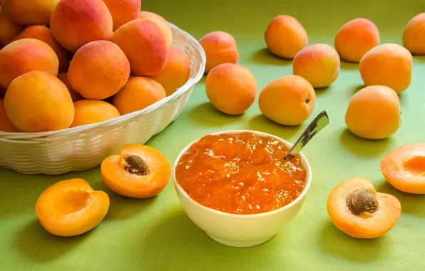 Fruit, apricots, apricot
