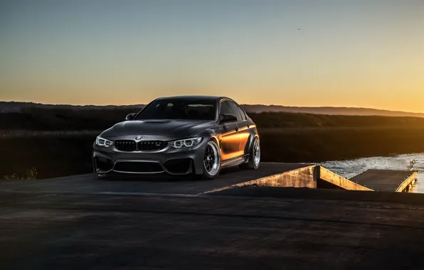 BMW, Carbon, Front, Black, Sun, Matte, View, F80