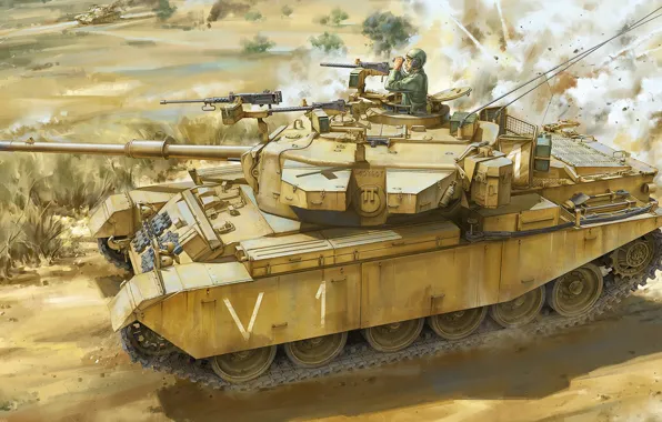 Jason, Israel, main battle tank, IDF, The IDF, initial upgraded version, The Doomsday War, Shot …