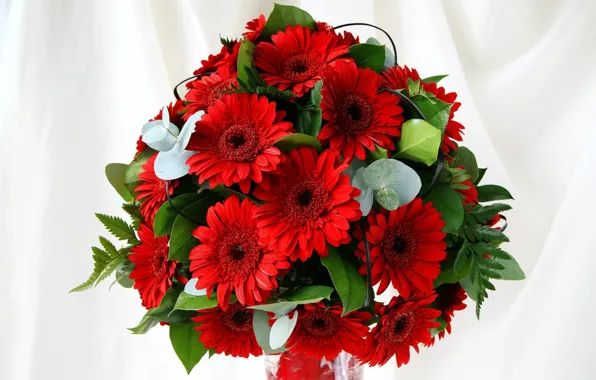 Flowers, bouquet, gerbera, composition