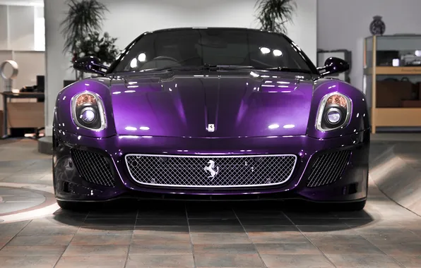 Fiorano, cars, auto, lilac, Ferrari 599GTB