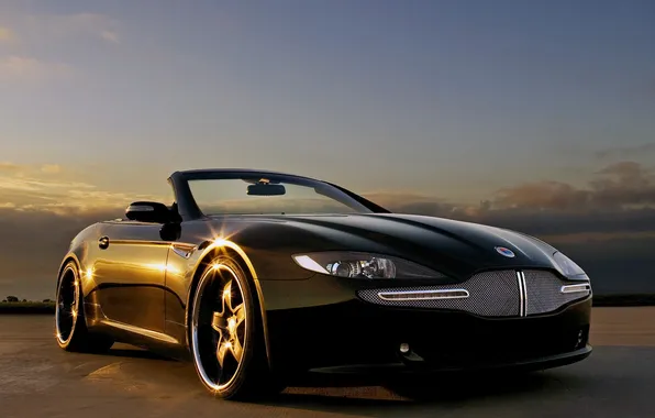 Picture sports car, convertible, the front, handsome, Fisker, Tramonto