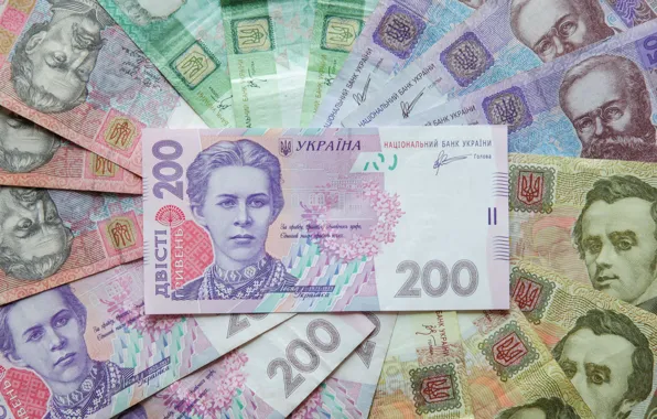 Money, Ukraine, Currency, The hryvnia, Taras Shevchenko, Lesya Ukrainka, Hrushevsky, Ivan Mazepa