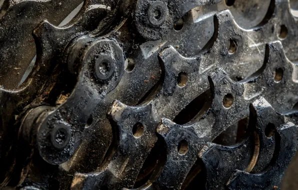Bike, macro, chain