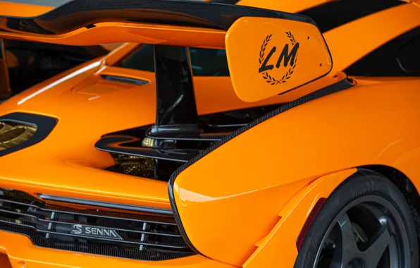 Orange, McLaren, wing, Senna, MSO, 2020, Senna LM