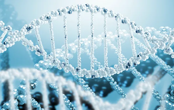 Rendering, science, spiral, DNA