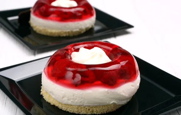 Raspberry, cake, cake, sweet, jelly, sweets, raspberries