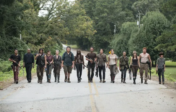 Picture team, the series, The Walking Dead, The walking dead